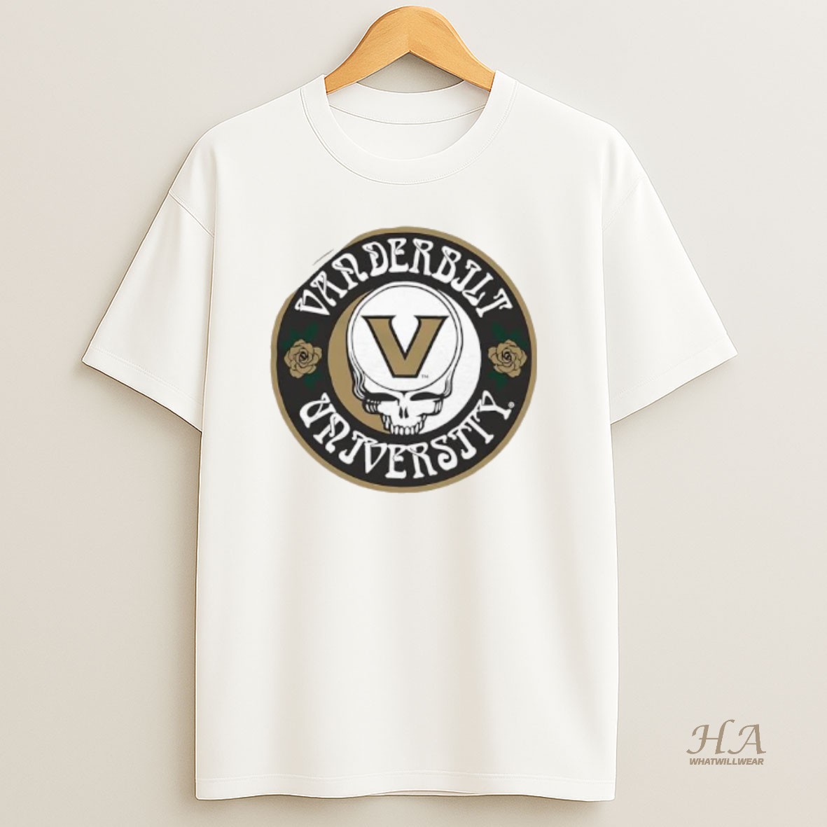 Official Vanderbilt University And Grateful Dead T Shirt