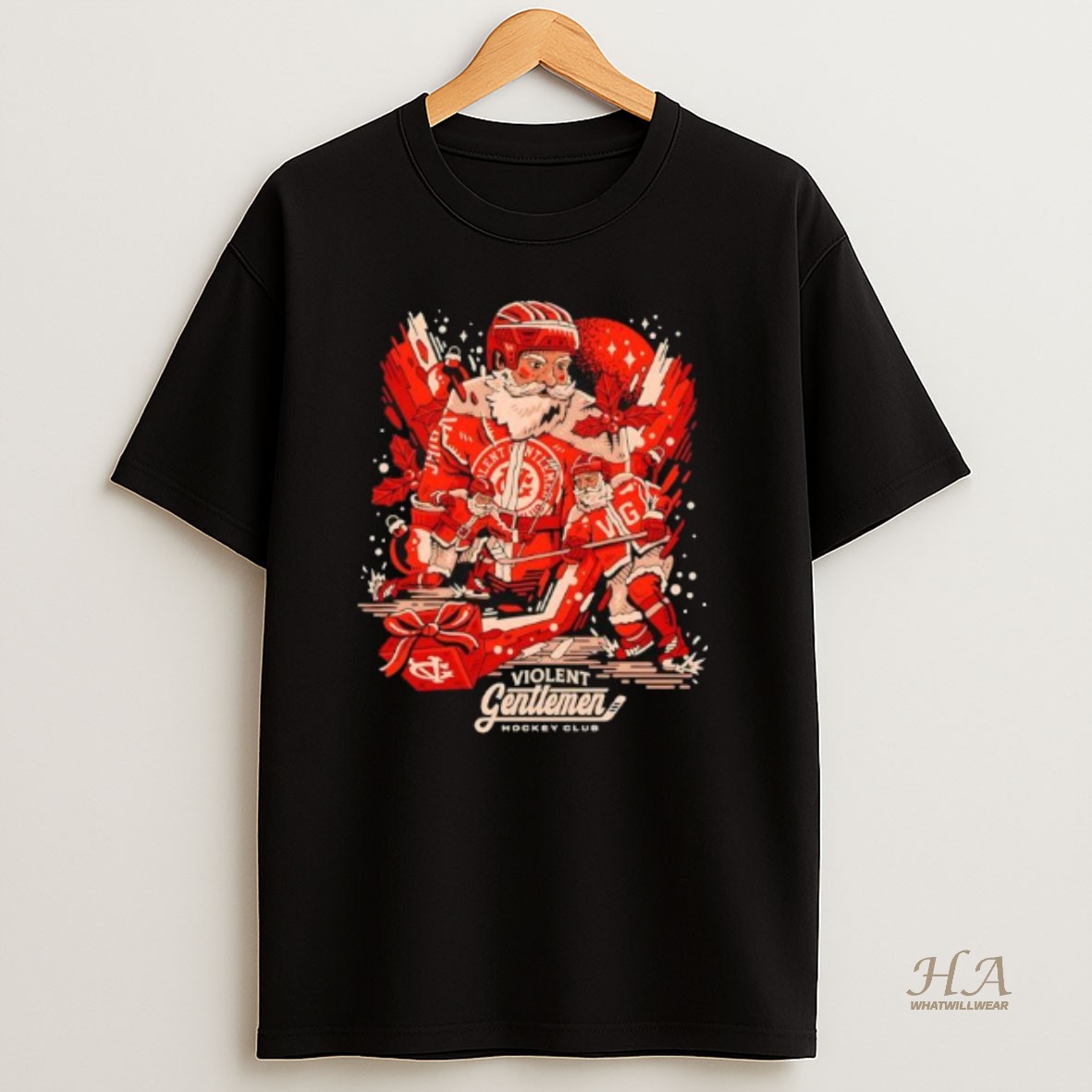 Official Violent Gentlemen Hockey Club Graphic T Shirt
