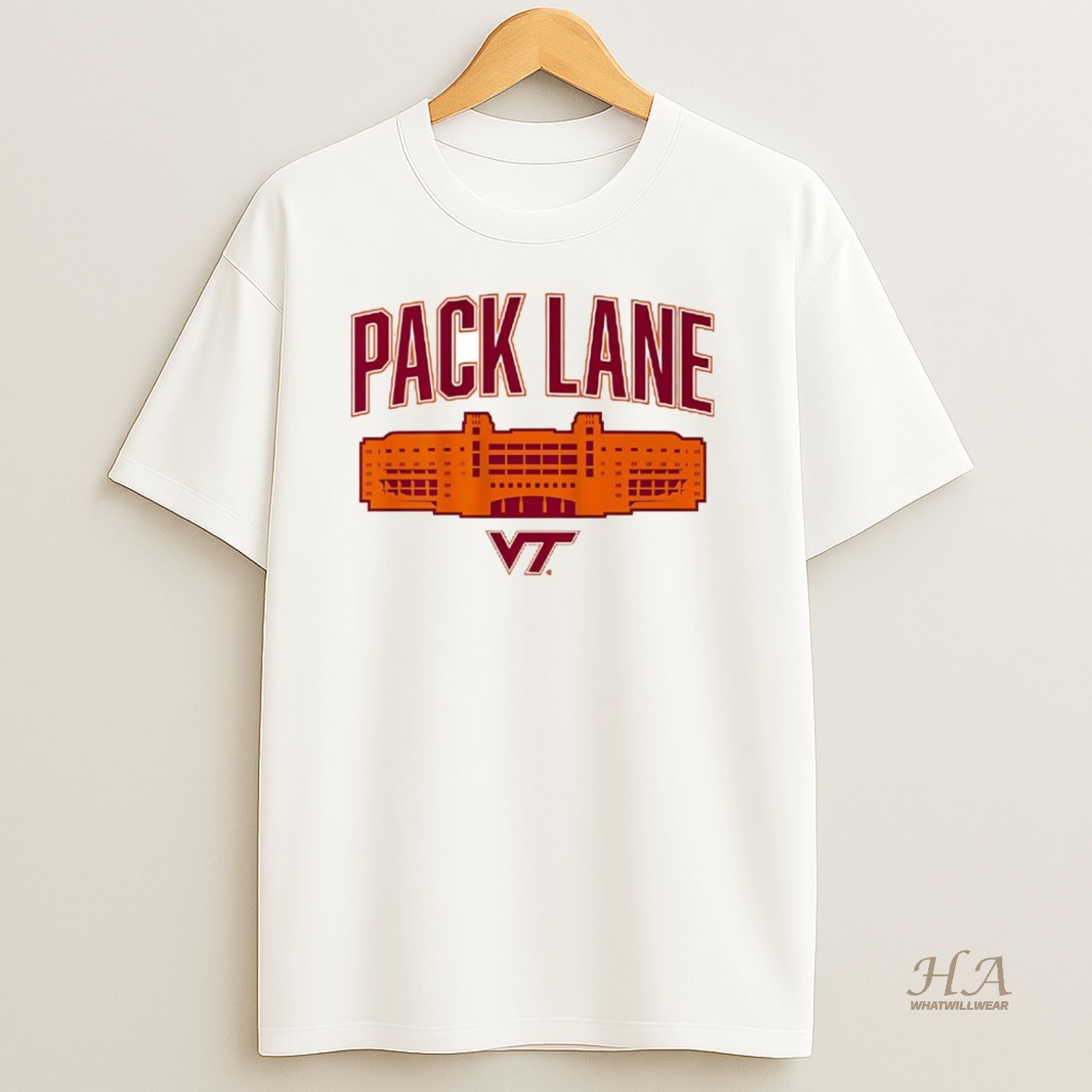 Official Virginia Tech Hokies Pack Lane T Shirt