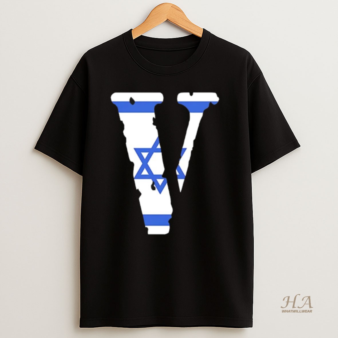 Official Vlone Friends Isarel Flag T Shirt