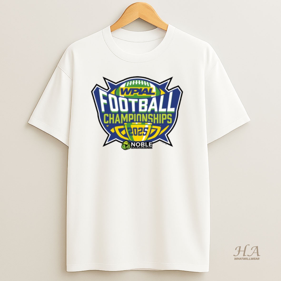 Official Wpial Football Championships 2025 Noble Environmental Logo T Shirt