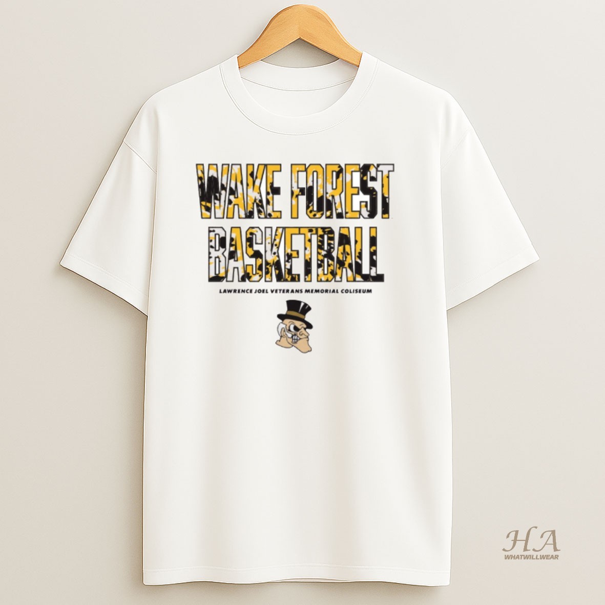 Official Wake Forest University Basketball Lawrence Joel Veterans Memorial Coliseum T Shirt