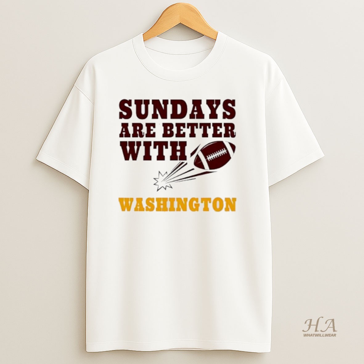 Official Washington Commanders Sundays Are Better With Football T Shirt