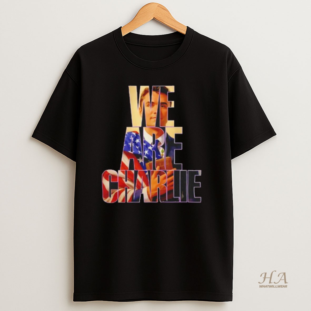 Official We Are Charlie Kirk American Flag T Shirt