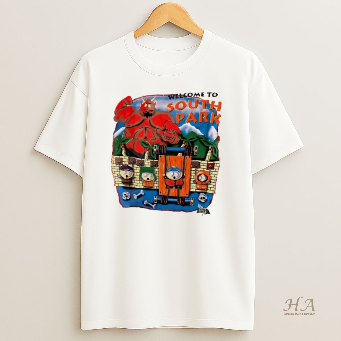 Official Welcome To South Park Cartoon T Shirt