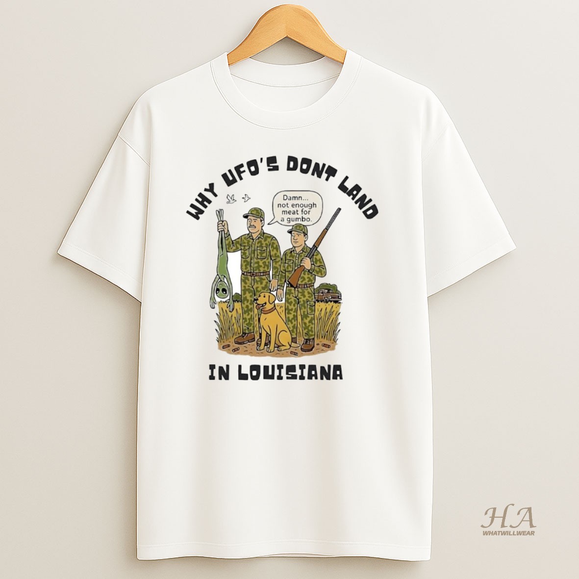 Official Why Ufos Dont Land In Louisiana T Shirt