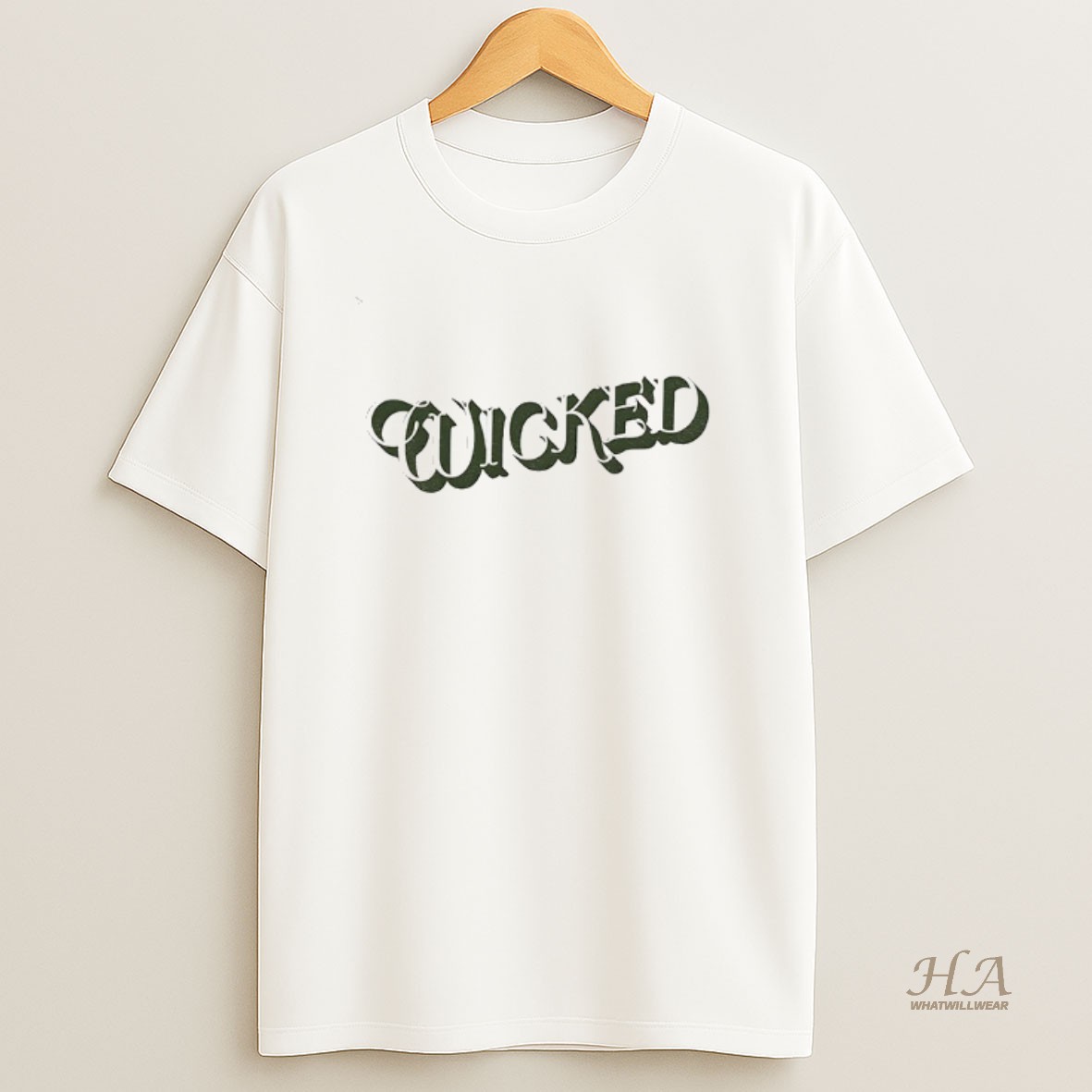 Official Wicked Movie Text T Shirt