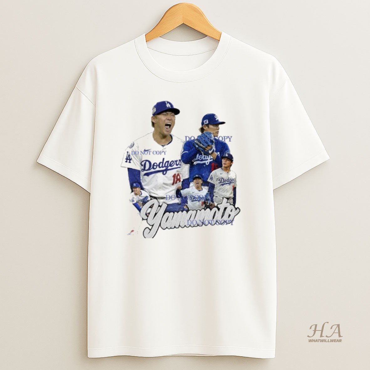 Official Yamamoto Baseball Los Angeles Graphic T Shirt