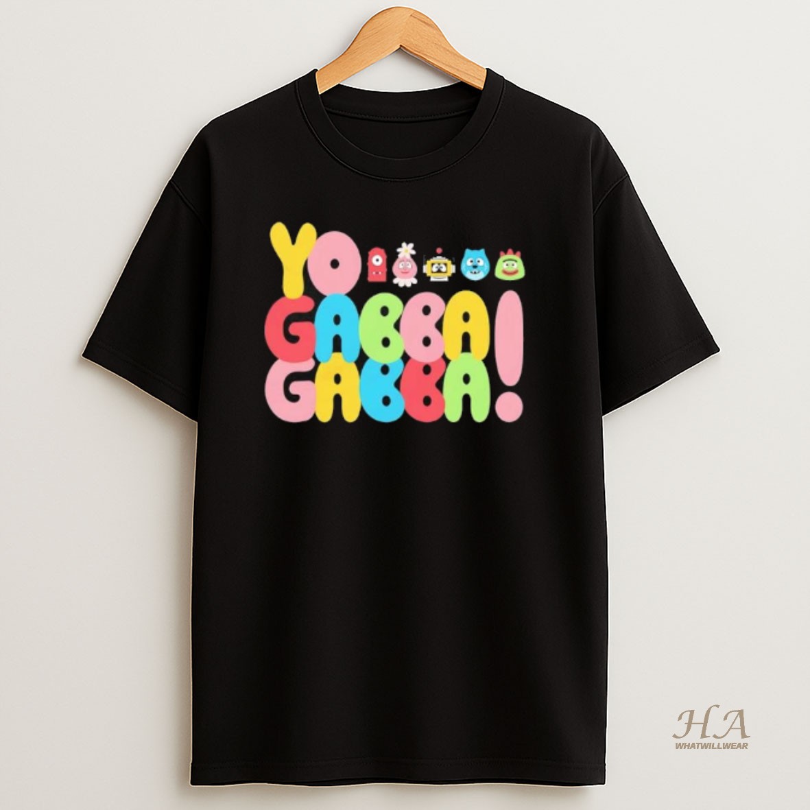 Official Yo Gabba Gabba Bright T Shirt