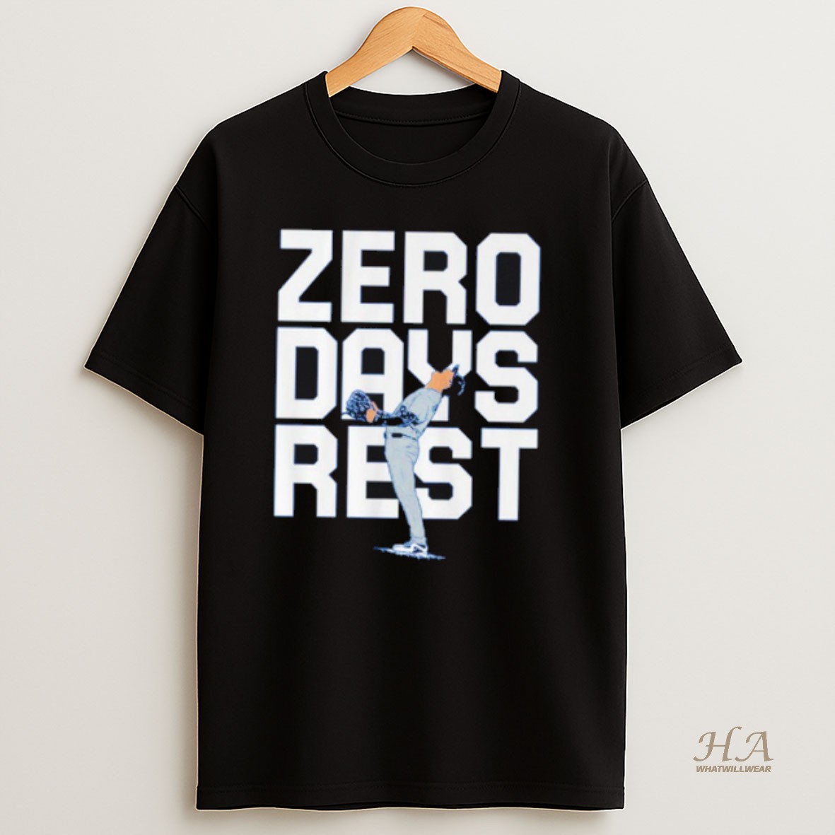 Official Yoshinobu Yamamoto Mlb Dodgers Zero Days Rest Shirt