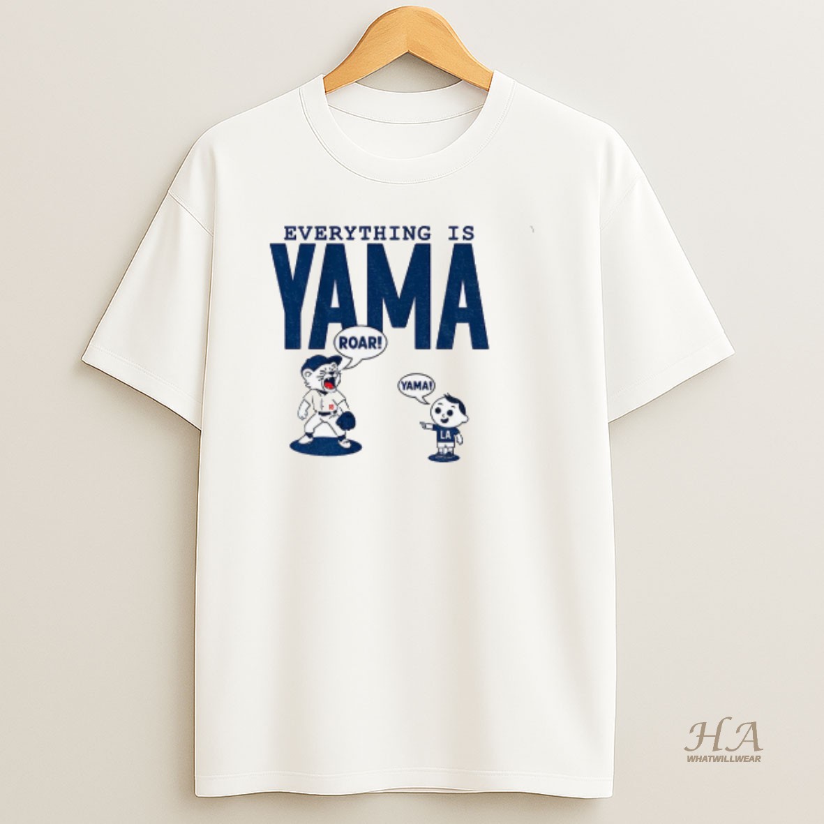 Official Yoshinobu Yamamoto Cartoon Los Angeles Dodgers Mlb Everything Is Yama World Series 2025 T Shirt