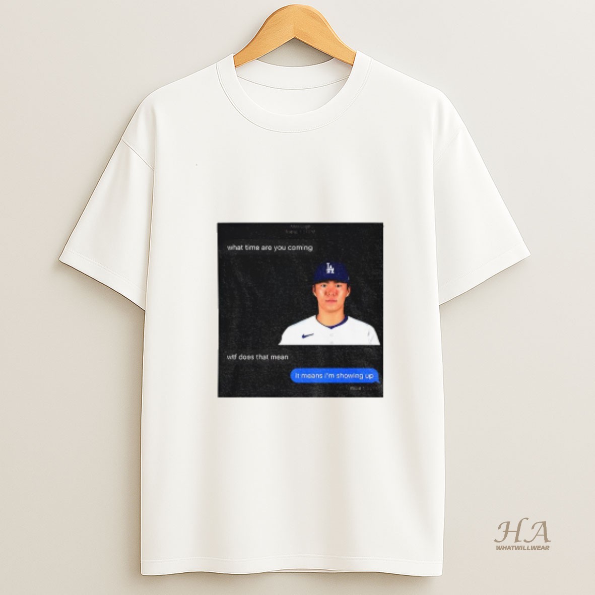 Official Yoshinobu Yamamoto Graphic Fun Text T Shirt