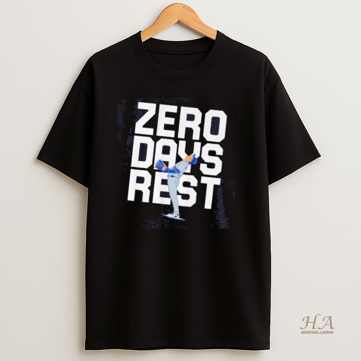 Official Yoshinobu Yamamoto Zero Days Rest La Dodgers T Shirt