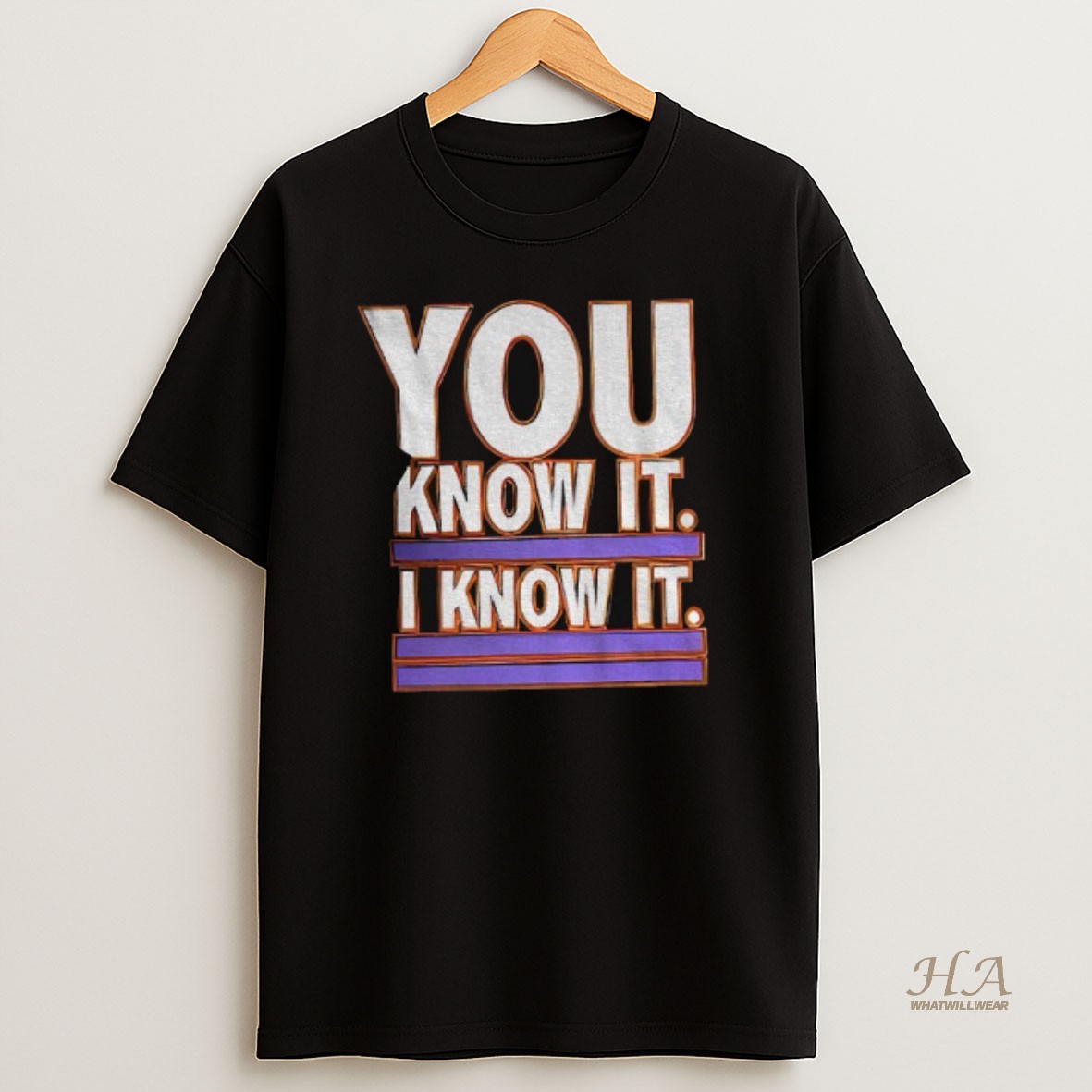 Official Zack Ryder Wwe Broski You Know It I Know It T Shirt