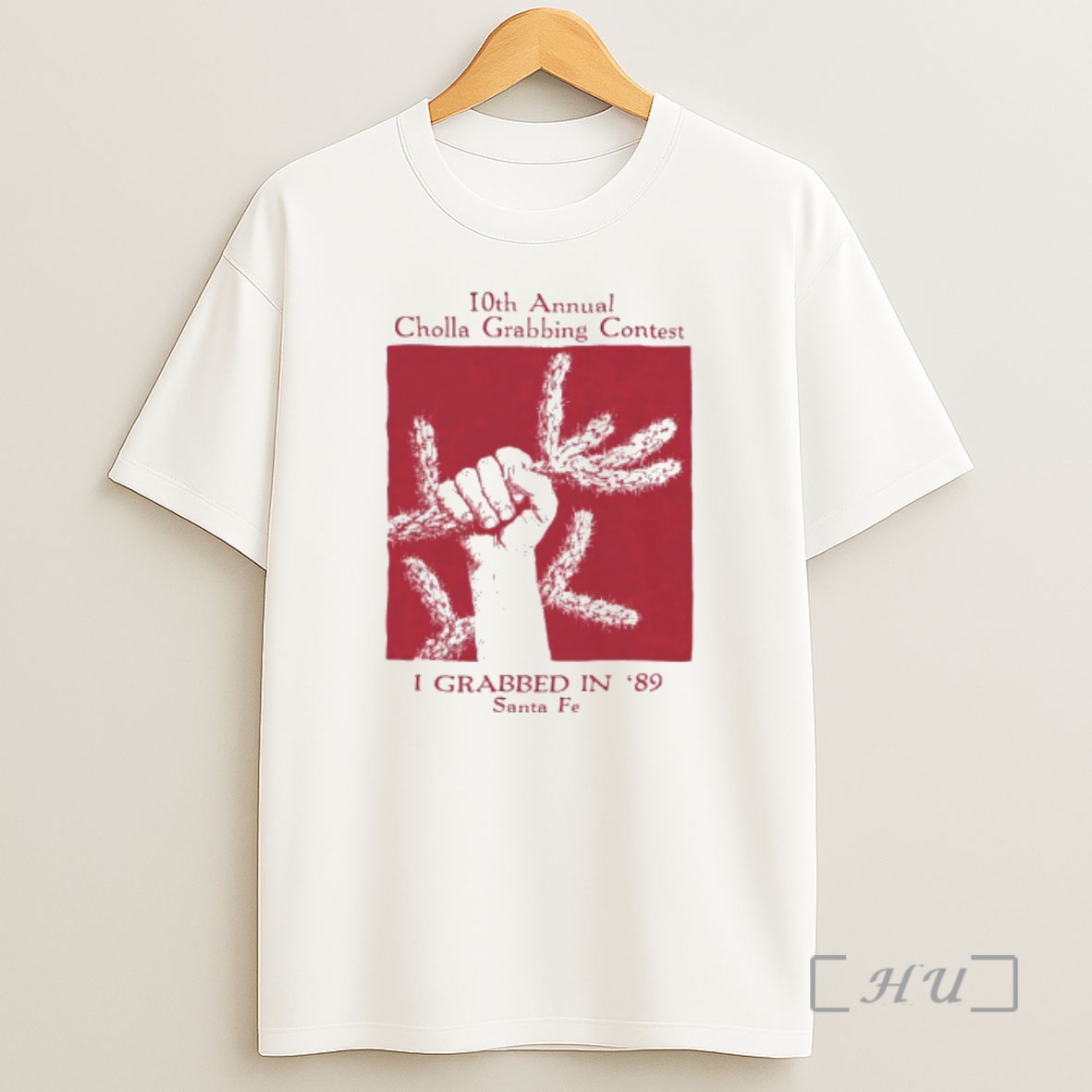 Officials 10th Annual Cholla Grabbing Contest I Grabbed In 89 Santa Fe Premium Shirt Sweatshirt Tee