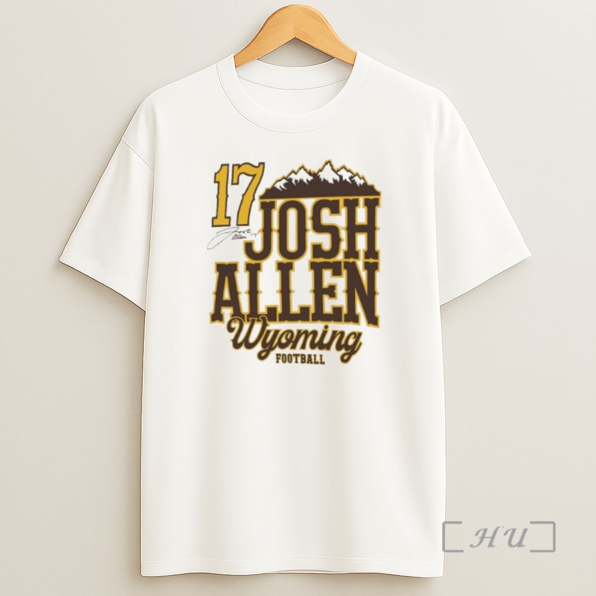 Officials 17 Josh Allen Wyoming Football Premium Shirt Sweatshirt Tee