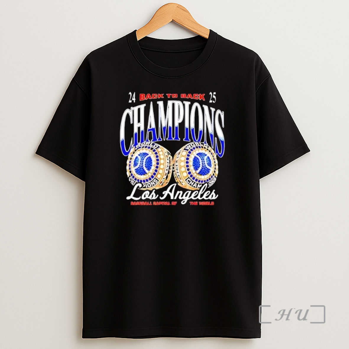 Officials 2024 2025 Back To Back Champions Los Angeles Dodgers Rings Black Premium Shirt Sweatshirt Tee