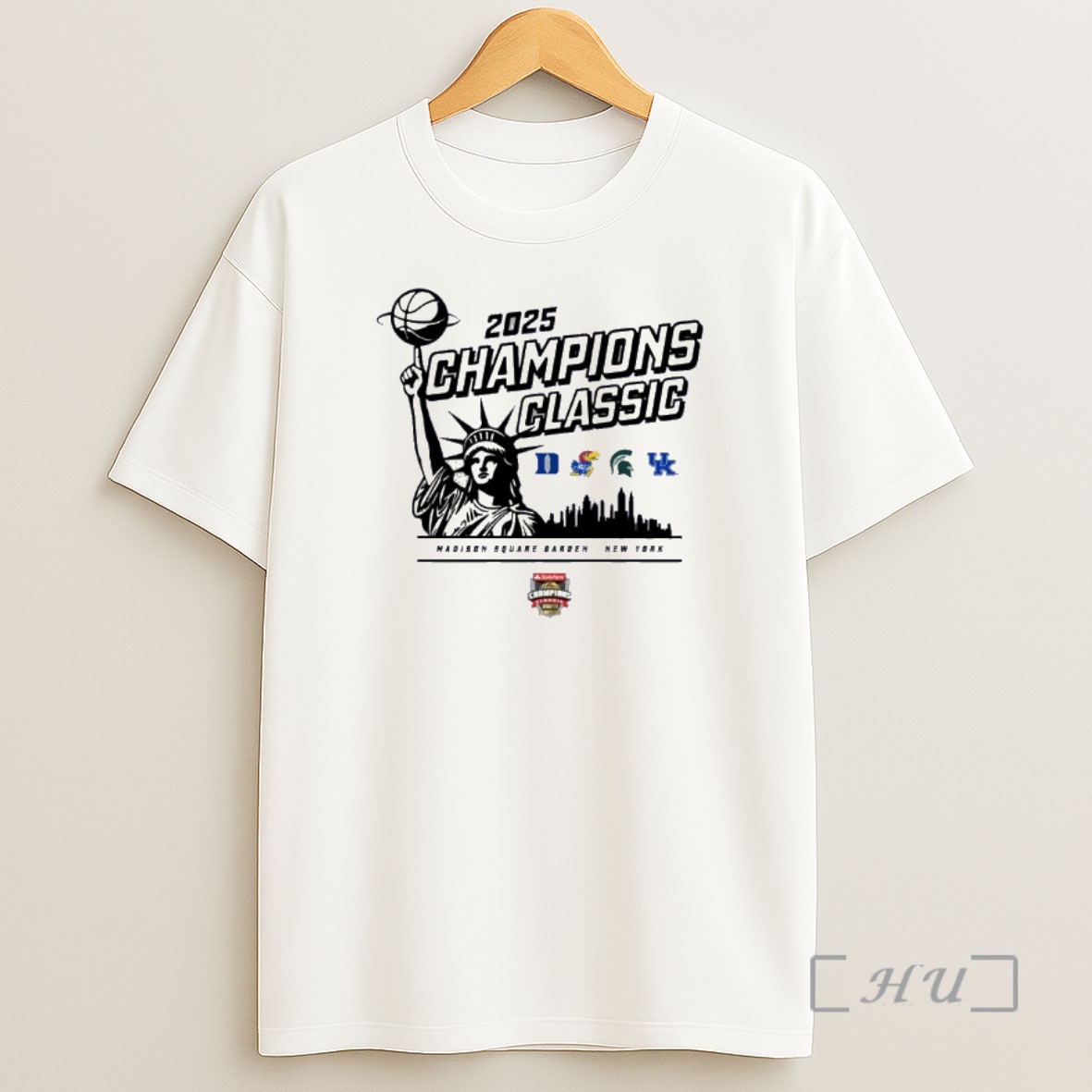 Officials 2025 Champions Classic Duke Kansas Michigan State And Kentucky Madison Square Garden New York Premium Shirt Sweatshirt Tee