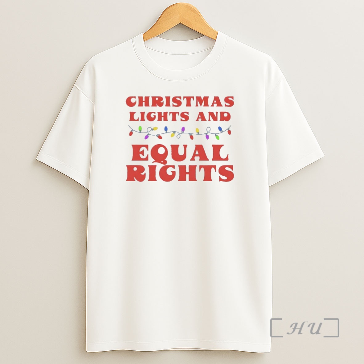 Officials 2025 Christmas Lights And Equal Rights Premium Shirt Sweatshirt Tee