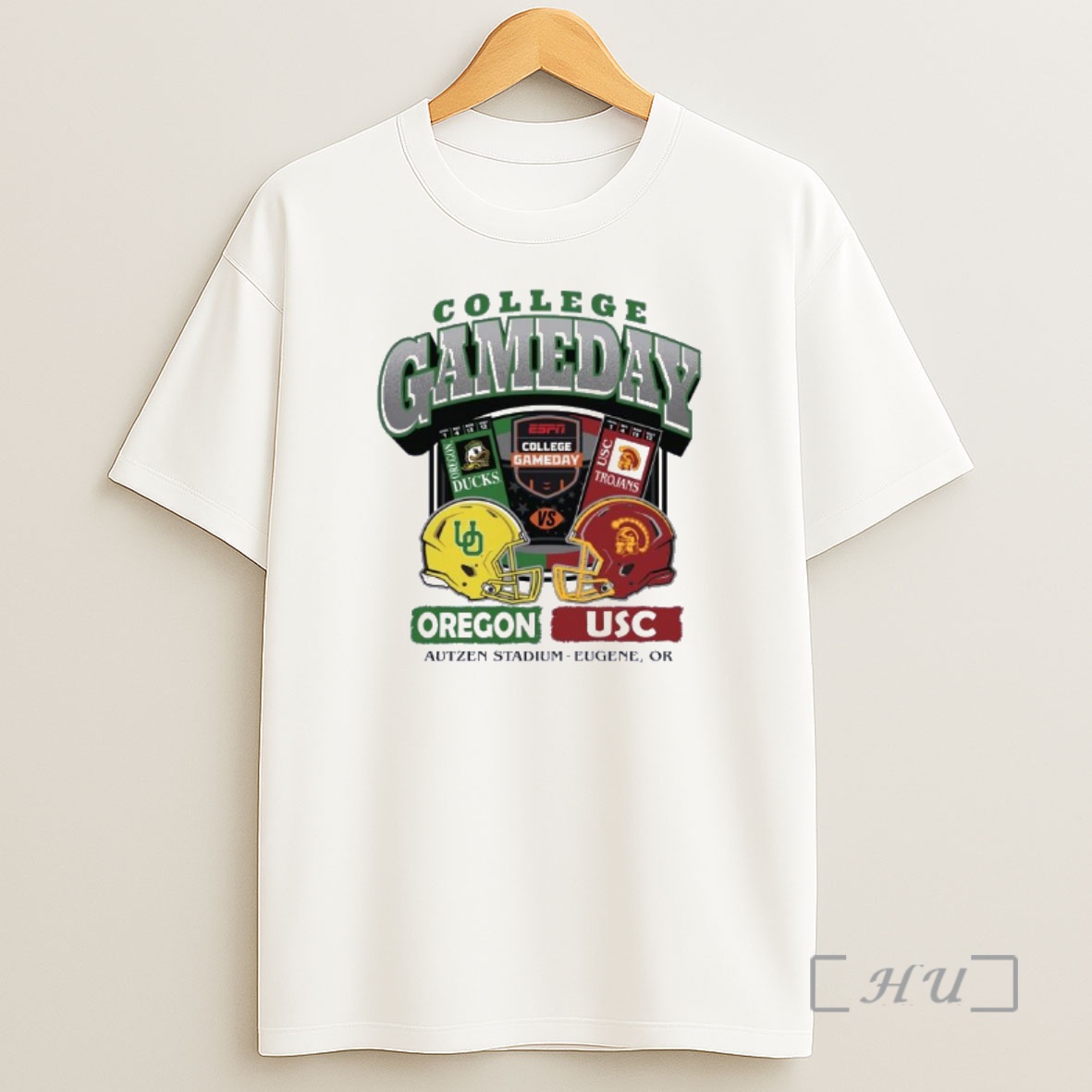 Officials 2025 College Gameday Oregon Vs Usc Football Ticket Premium Shirt Sweatshirt Tee
