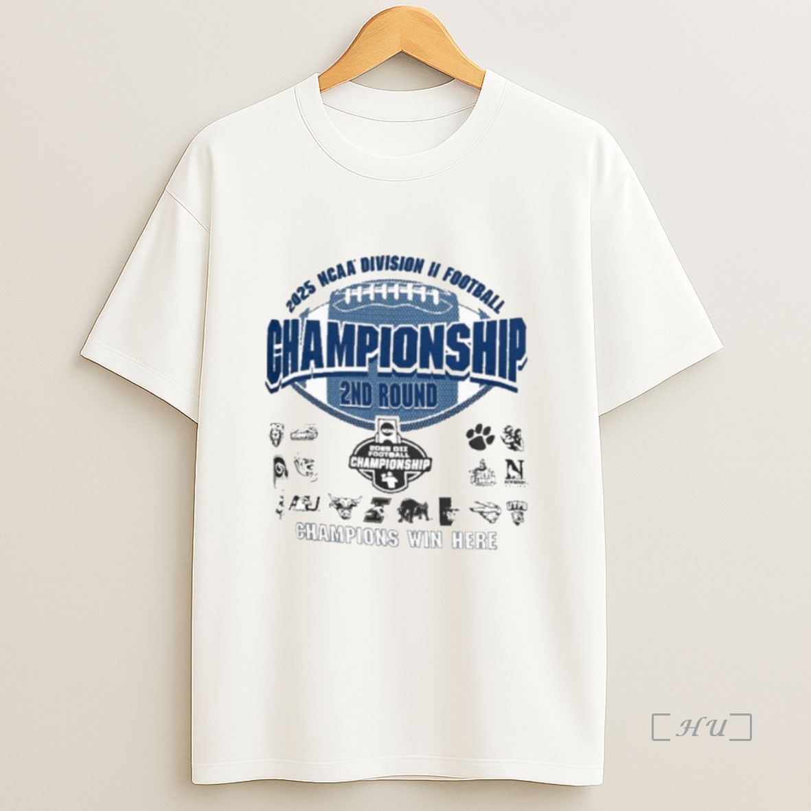 Officials 2025 D2 Football Championship 2nd Round Premium Shirt Sweatshirt Tee