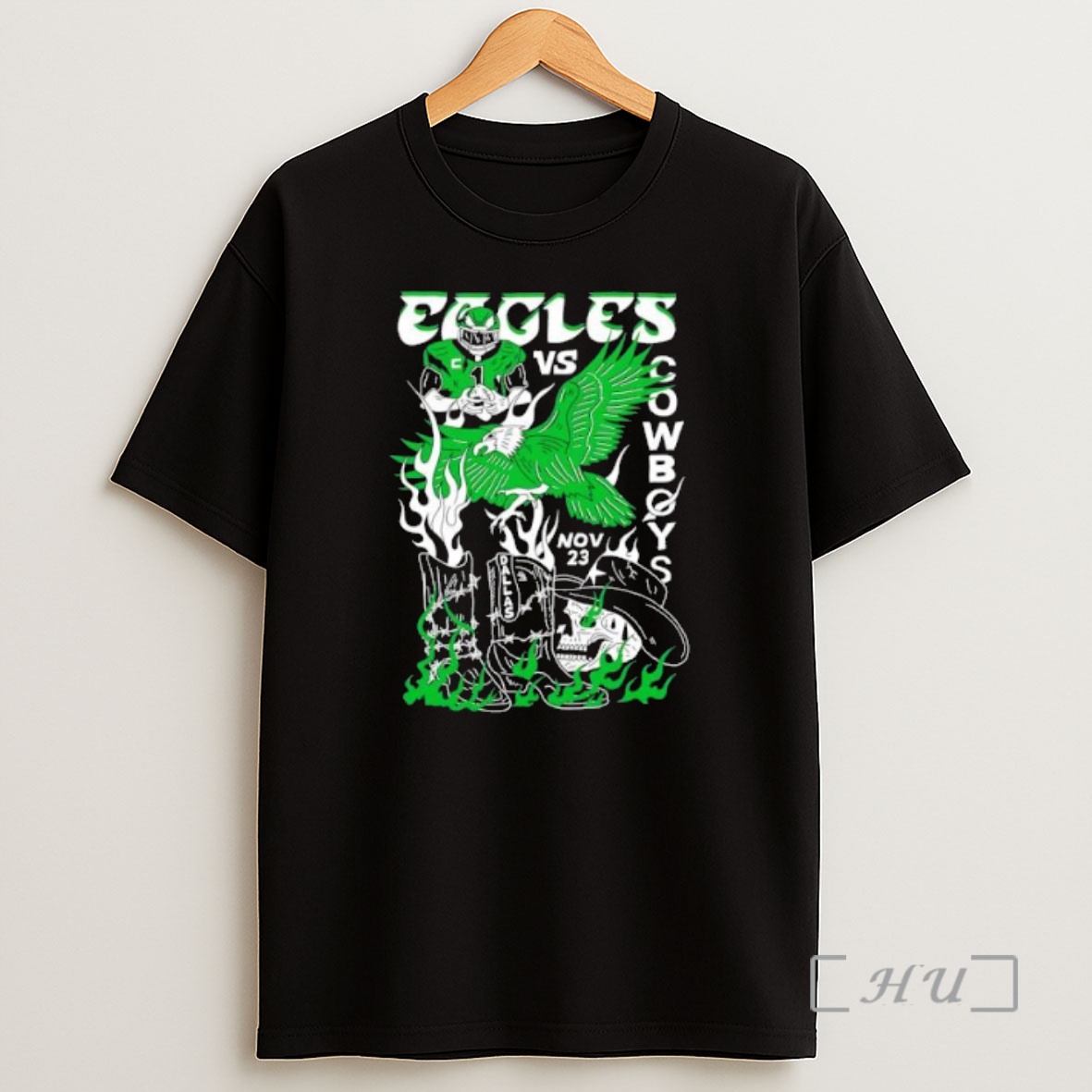Officials 2025 Eagles Showdown In Dallas Cowboys Premium Shirt Sweatshirt Tee
