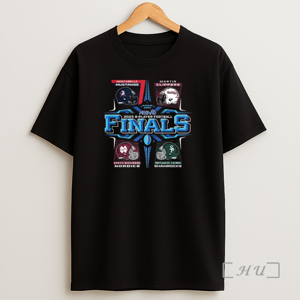 Officials 2025 Mhsaa 8 Player Football Championships Logo Premium Shirt Sweatshirt Tee