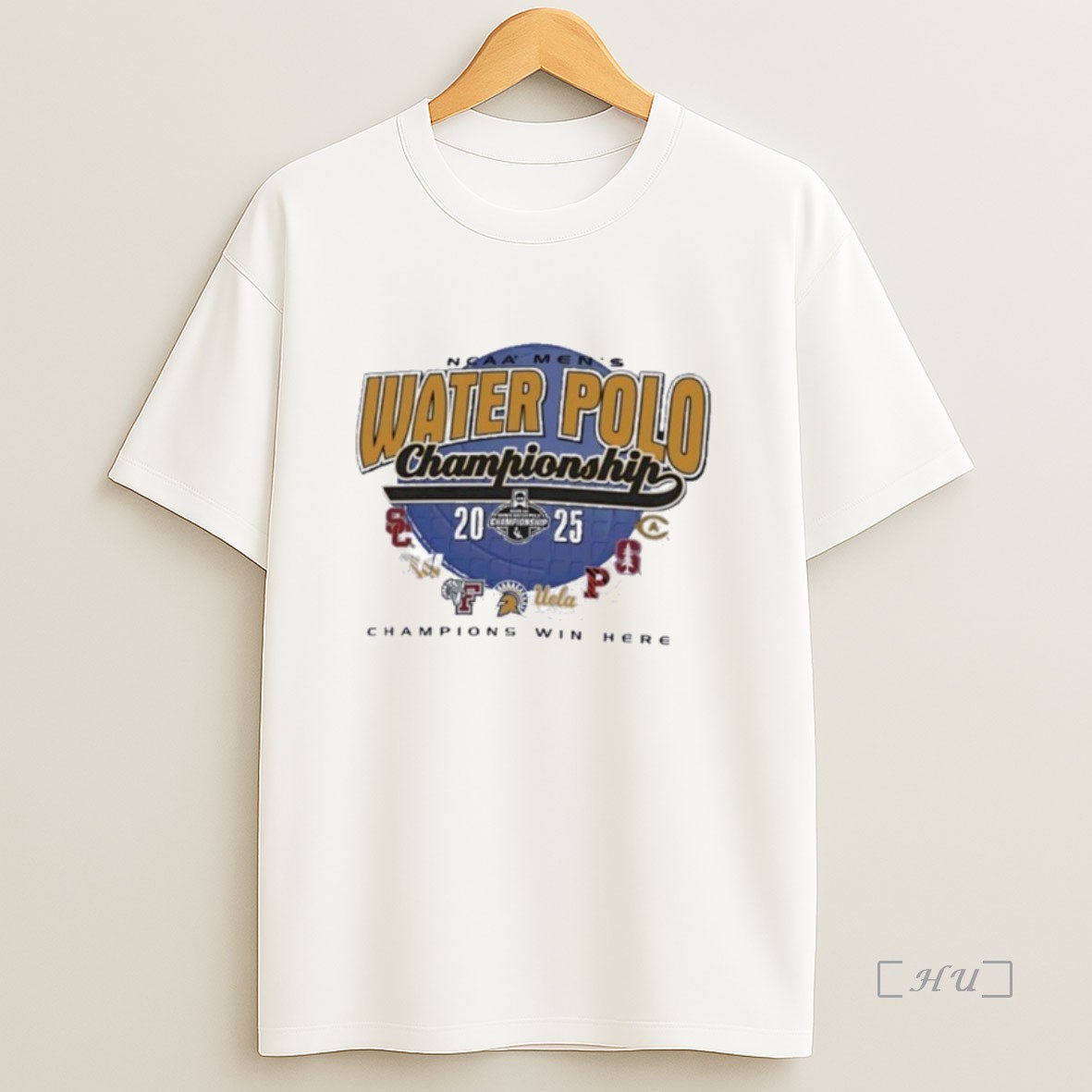 Officials 2025 Ncaa Mens Water Polo Championship 8 Team Logos Premium Shirt Sweatshirt Tee
