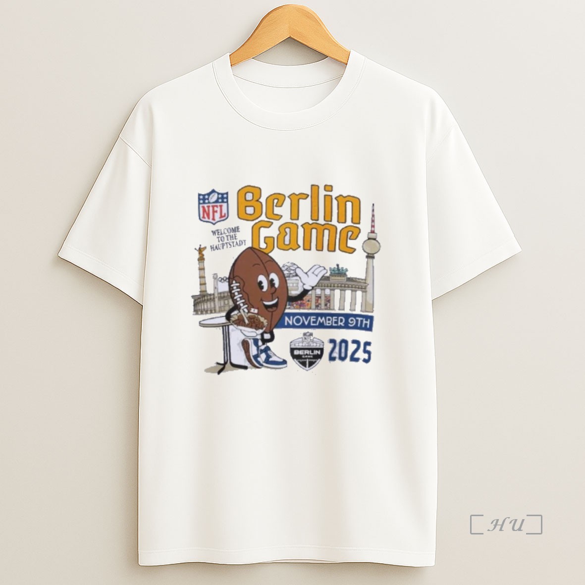 Officials 2025 Nfl Berlin Game Welcome To The Hauptstadt Premium Shirt Sweatshirt Tee 1