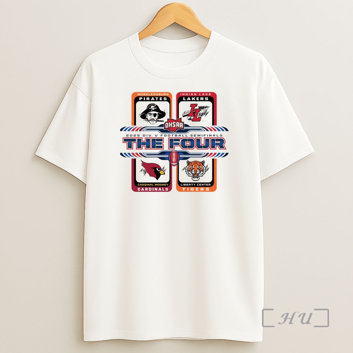 Officials 2025 Ohsaa Football D5 The Four Teams Premium Shirt Sweatshirt Tee