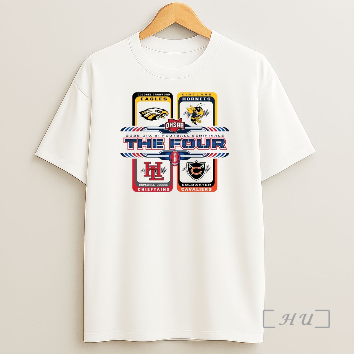 Officials 2025 Ohsaa Football D6 The Four Teams Premium Shirt Sweatshirt Tee