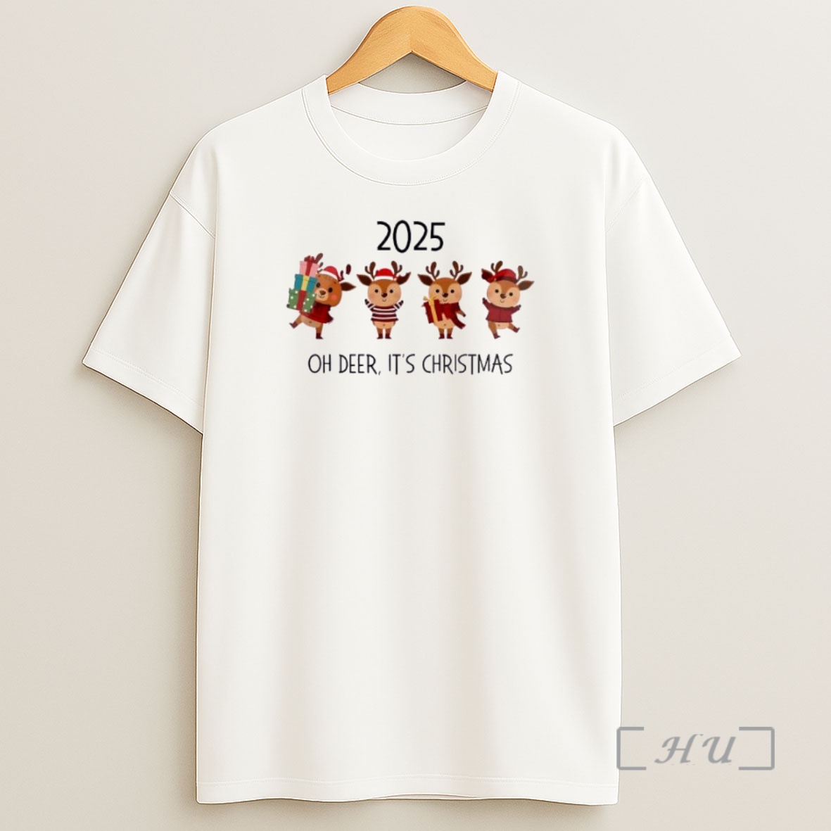 Officials 2025 Oh Deer Its Christmas Acrylic Ornaments White Premium Shirt Sweatshirt Tee