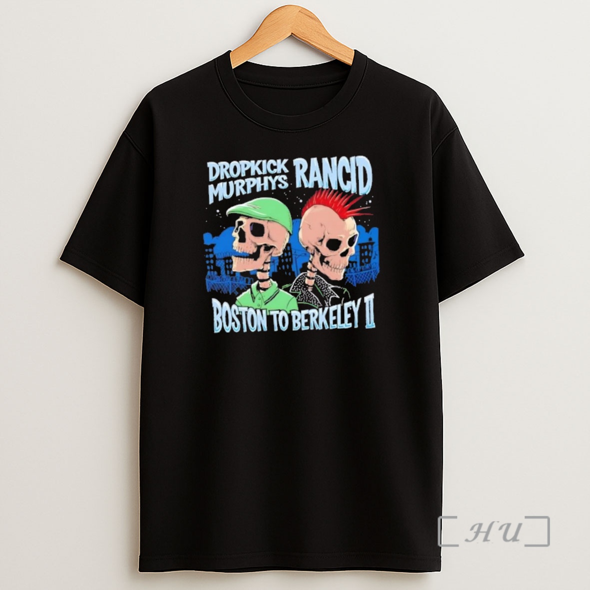 Officials 2025 Skeletons Dropkick Murphys Rancid Boston To Berkeley Ii Premium Shirt Sweatshirt Tee