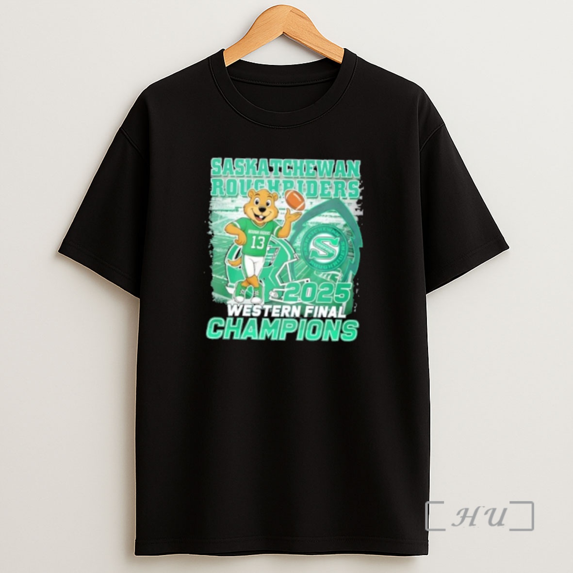 Officials 2025 Western Final Champions Saskatchewan Roughriders Mascot Premium Shirt Sweatshirt Tee