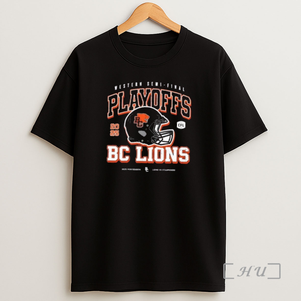 Officials 2025 Western Semi Final Playoff Bc Lions Football Helmet Premium Shirt Sweatshirt Tee