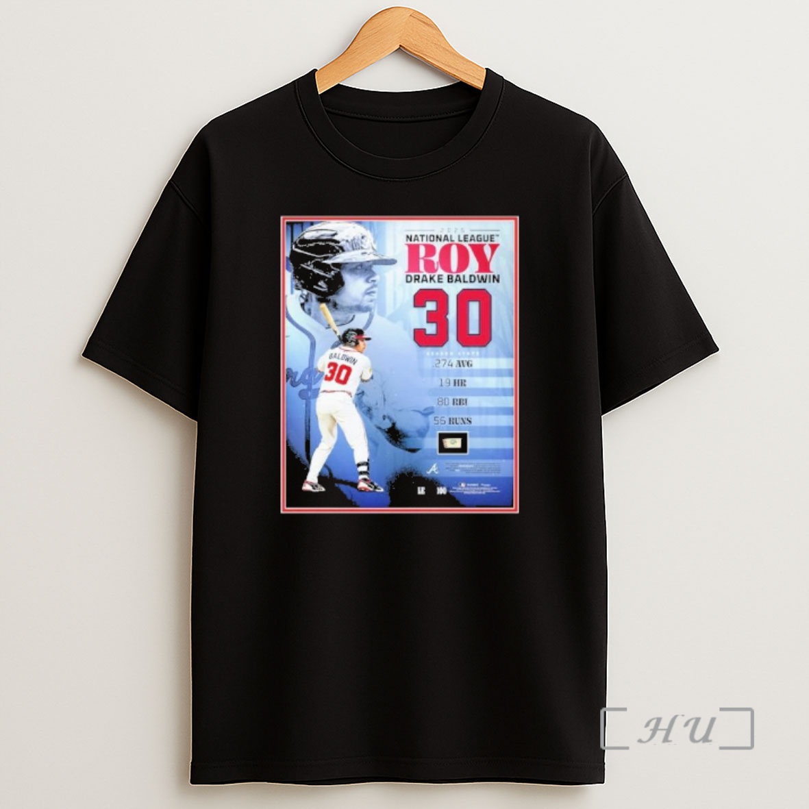 Officials 30 Drake Baldwin Atlanta Braves 2025 National League Roy Premium Shirt Sweatshirt Tee