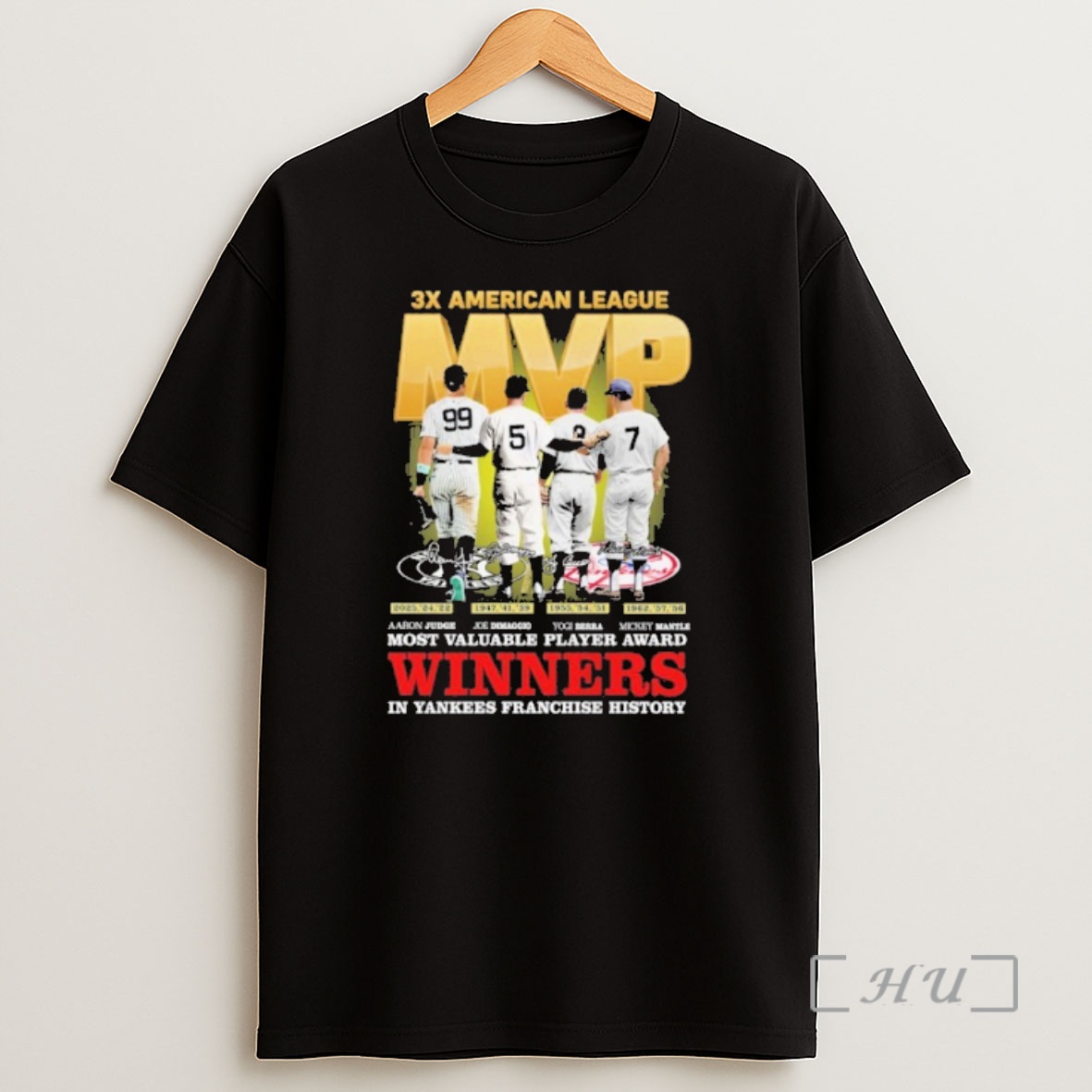 Officials 3x American League Mvp Winner Ny Yankees Premium Shirt Sweatshirt Tee