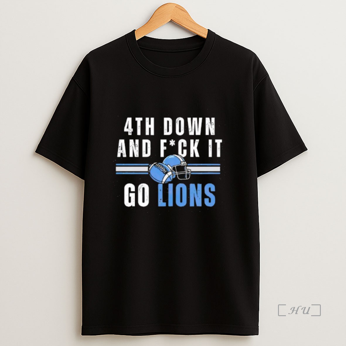 Officials 4th Down And Fuck It Go Detroit Lions Premium Shirt Sweatshirt Tee