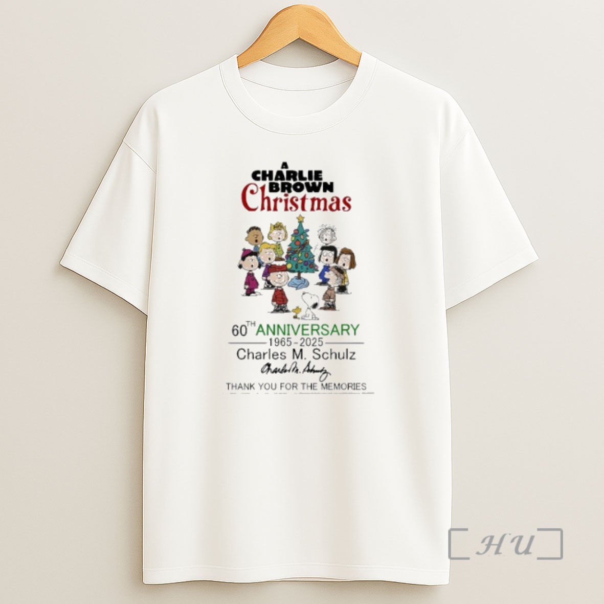 Officials A Charlie Brown Christmas 60th Anniversary Thank You For The Memories Premium Shirt Sweatshirt Tee