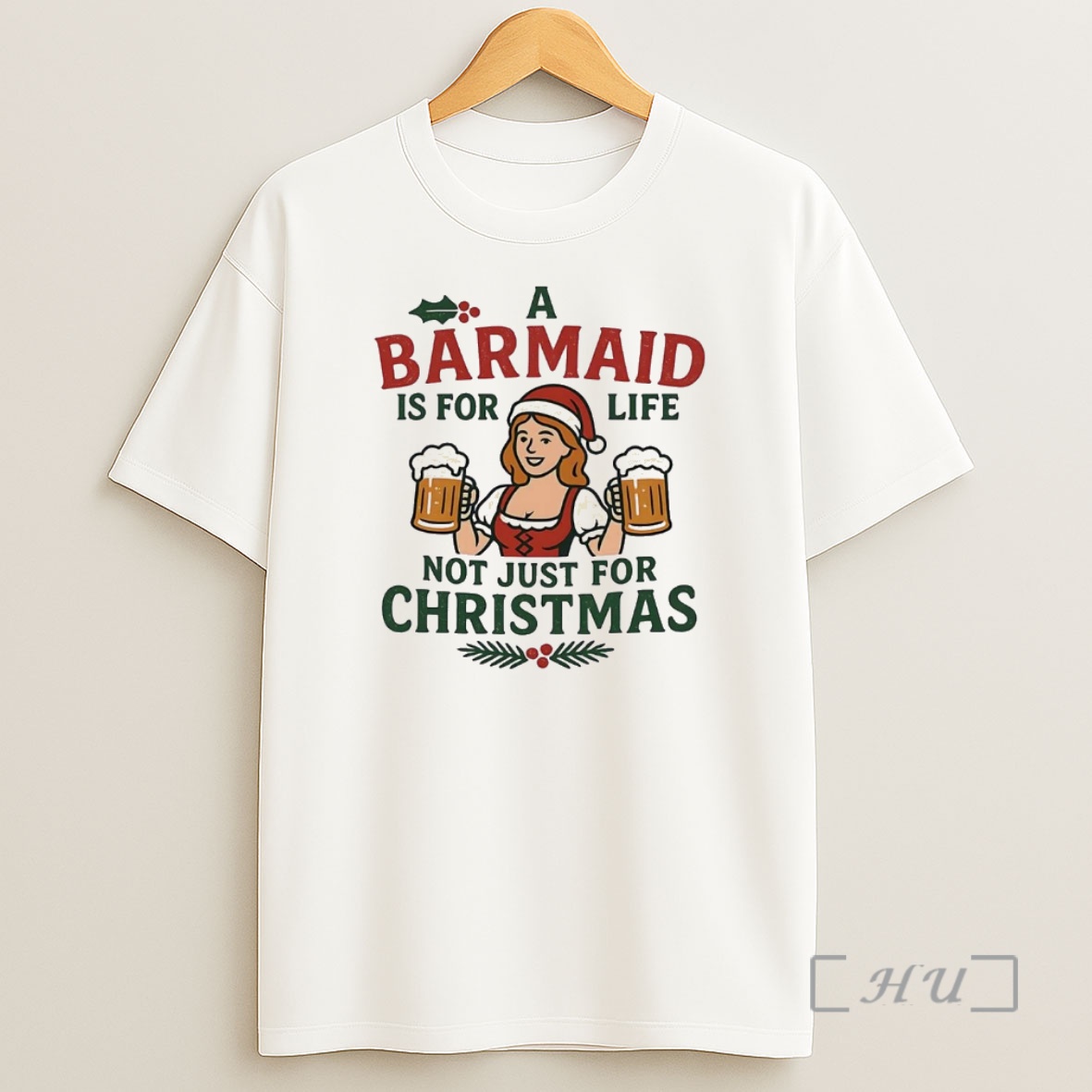 Officials A Barmaid Is For Life Not Just For Christmas Christmas Premium Shirt Sweatshirt Tee