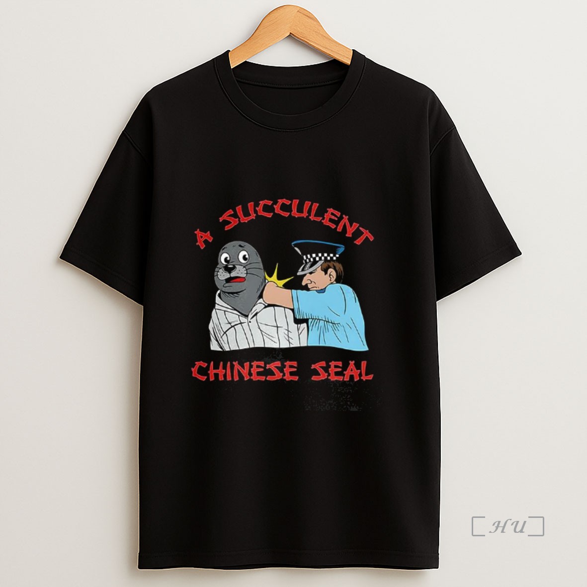 Officials A Succulent Chinese Seal Police Catch Seals Meme Premium Shirt Sweatshirt Tee