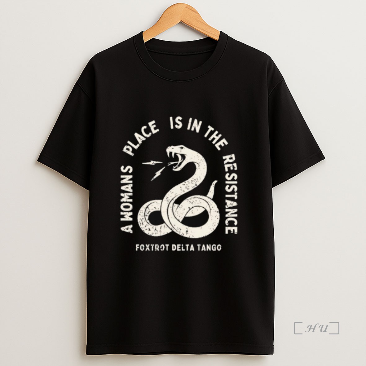 Officials A Womans Place Is In The Resistance Foxtrot Delta Tango Premium Shirt Sweatshirt Tee