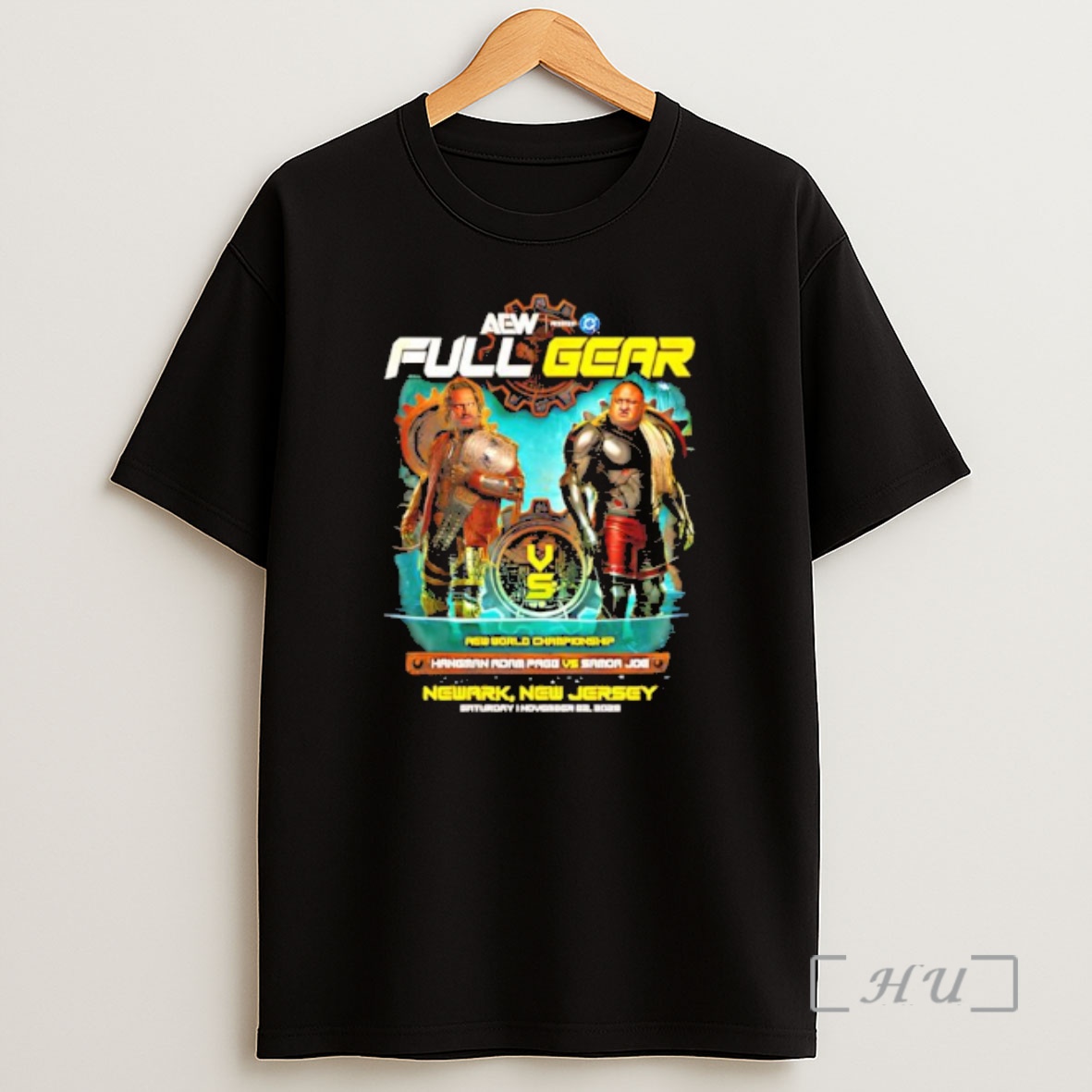 Officials Aew Full Gear 2025 Hangman Adam Page Vs Samoa Joe Premium Shirt Sweatshirt Tee