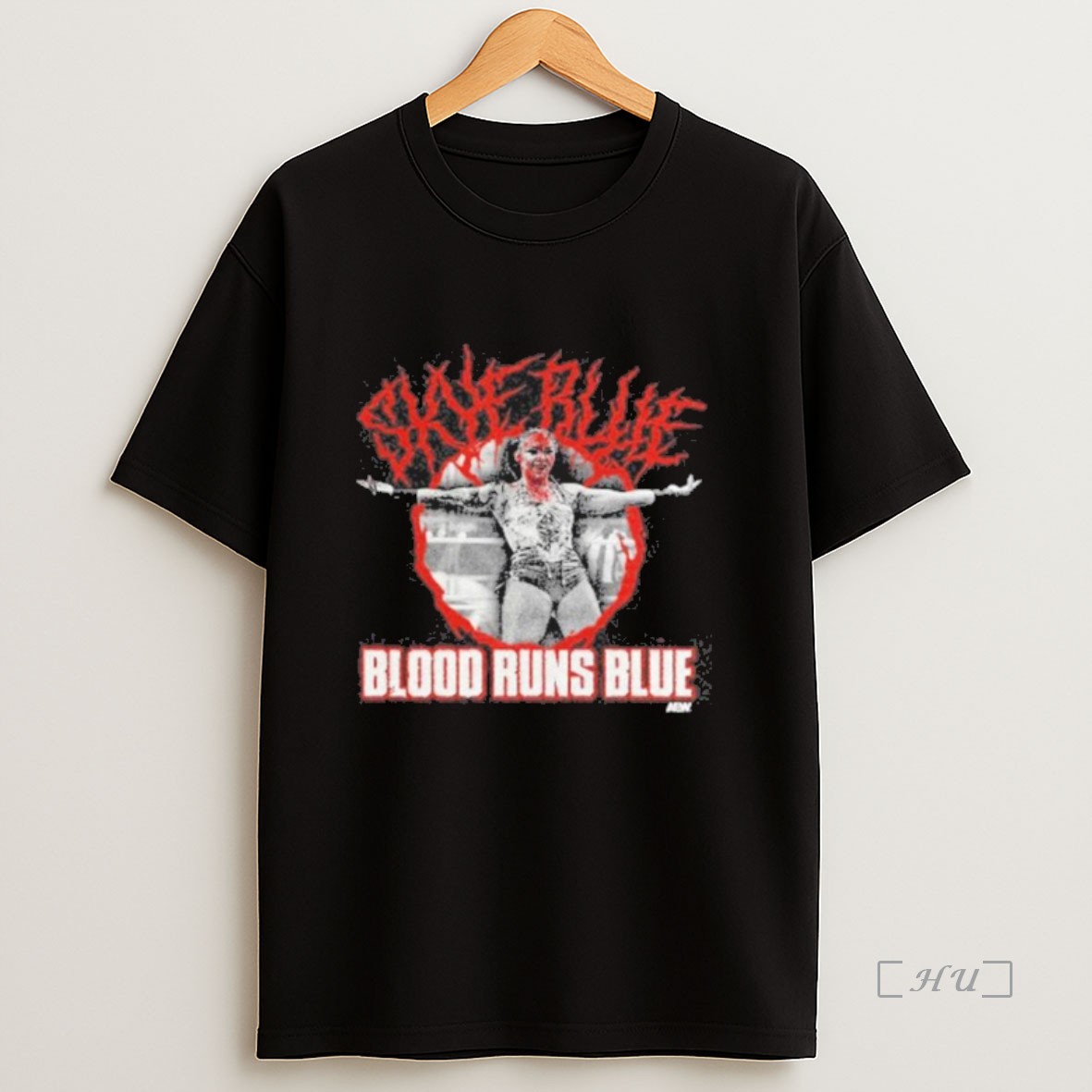 Officials Aew Skye Blue Blood Runs Blue Premium Shirt Sweatshirt Tee