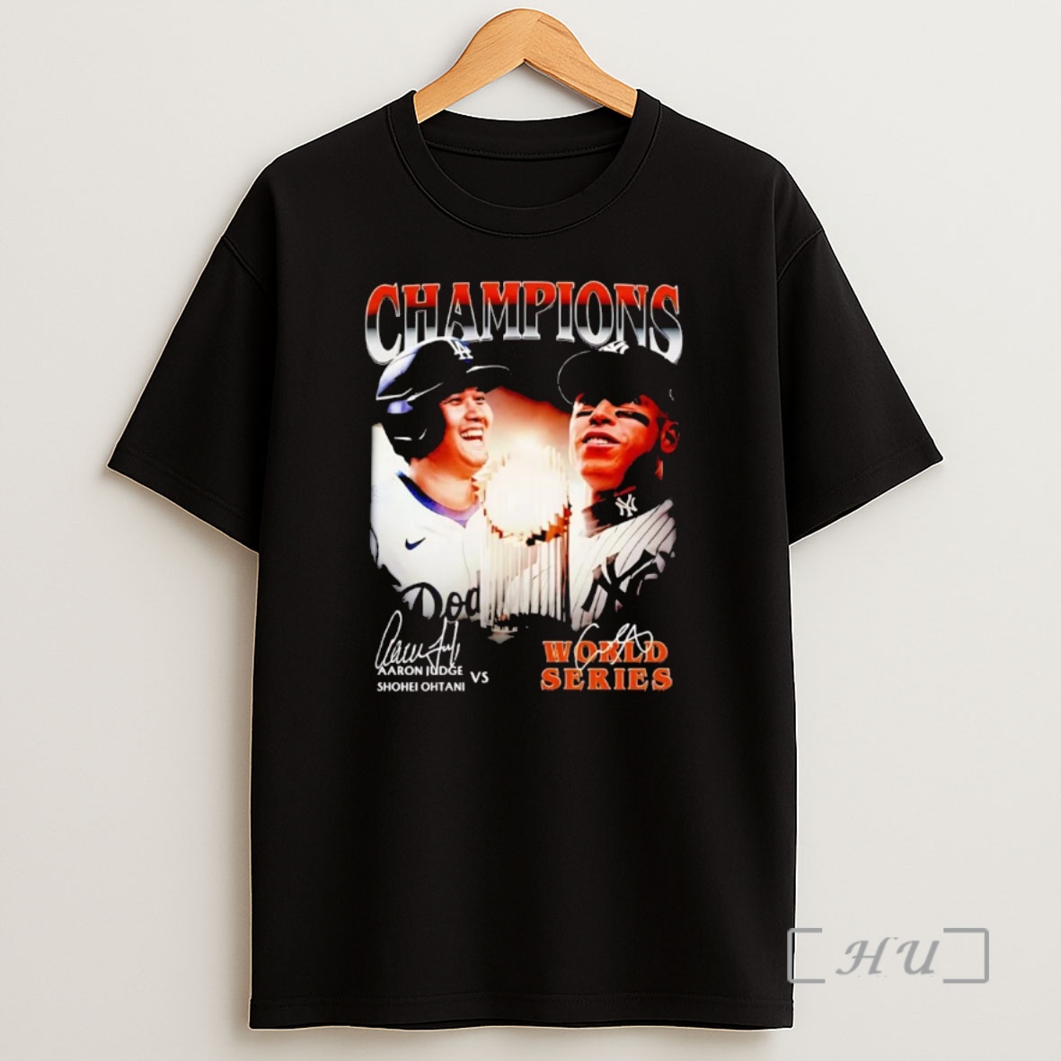 Officials Aaron Judge And Shohei Ohtani 2025 World Series Champions Signatures Premium Shirt Sweatshirt Tee
