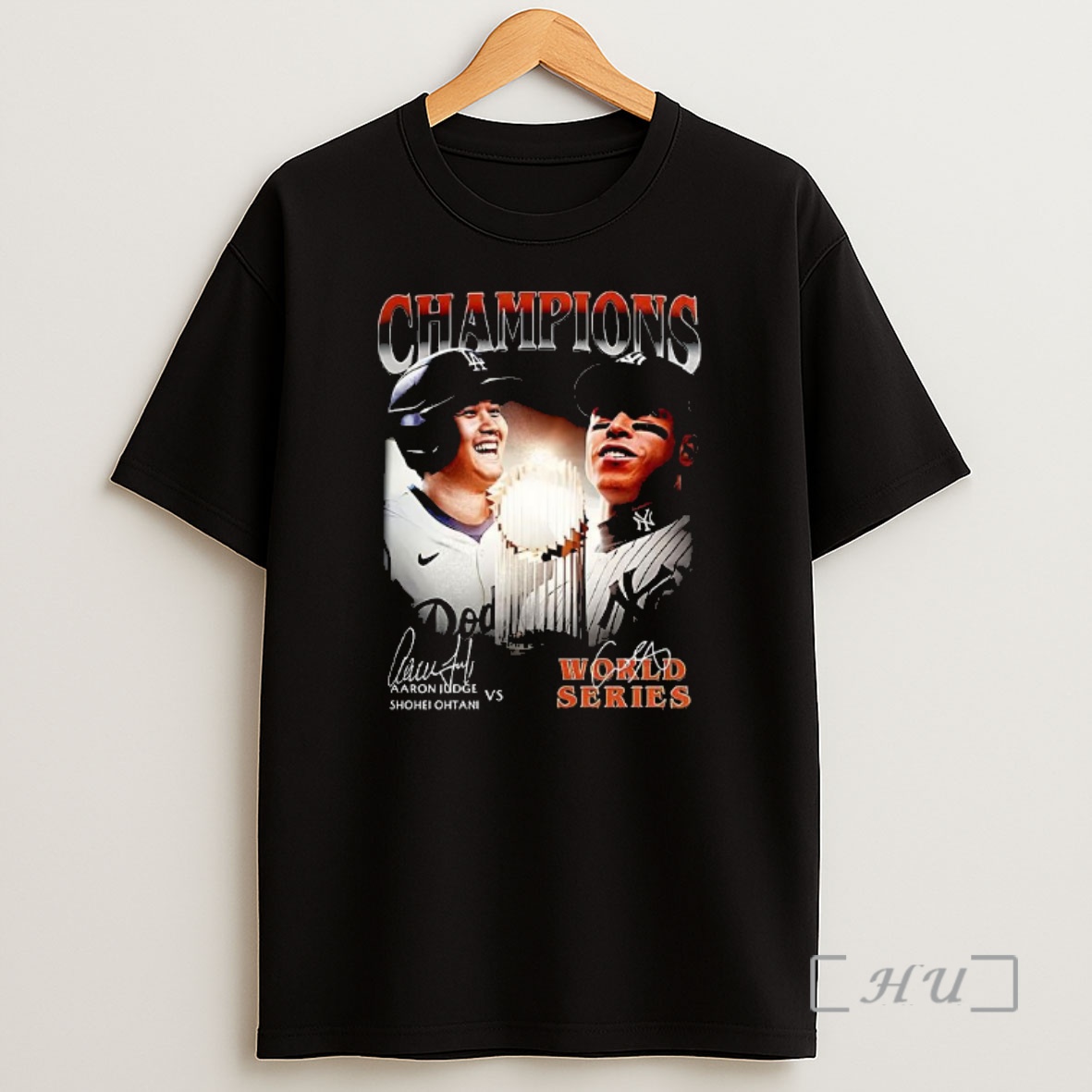Officials Aaron Judge And Shohei Ohtani Los Angeles Dodgers Champions 2025 Signature Premium Shirt Sweatshirt Tee