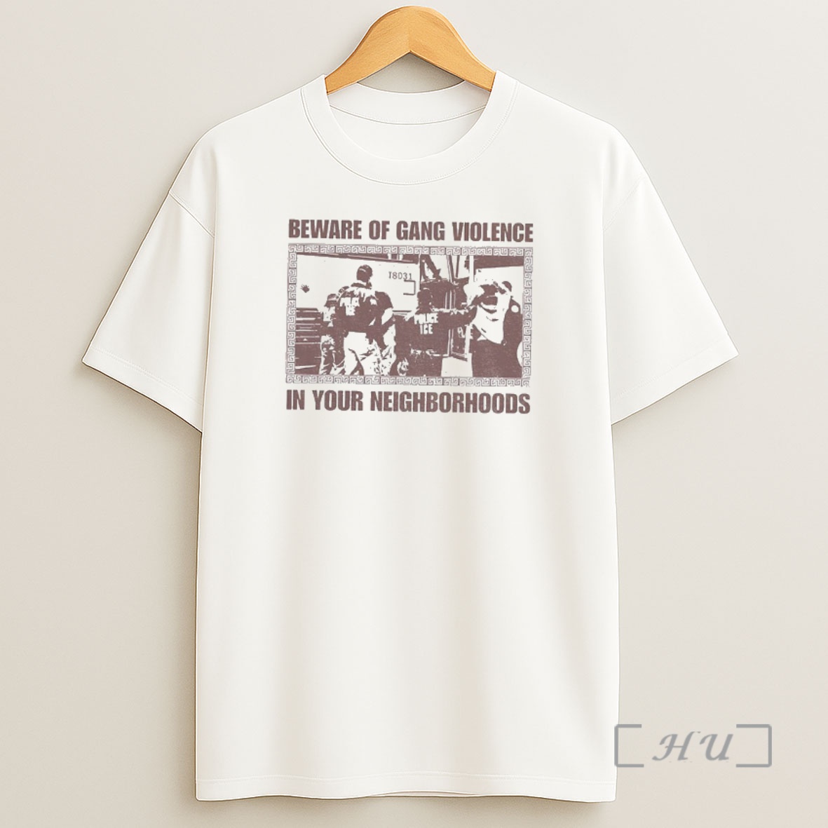 Officials Abolish Ice Chinga La Migra Beware Of Gang Violence In Your Neighborhoods Vintage Premium Shirt Sweatshirt Tee