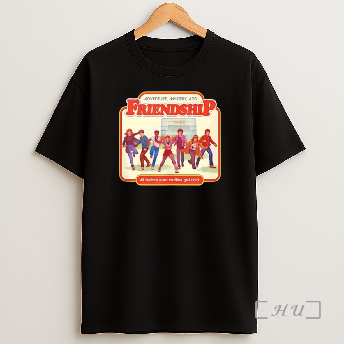 Officials Adventure Mystery And Friendship All Before Your Waffles Get Cold Premium Shirt Sweatshirt Tee