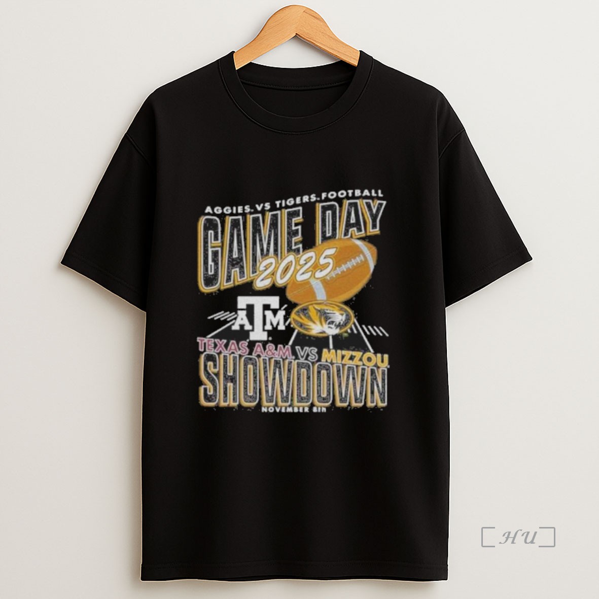 Officials Aggies Vs Tigers Football Gameday Showdown 2025 November 8th Premium Shirt Sweatshirt Tee