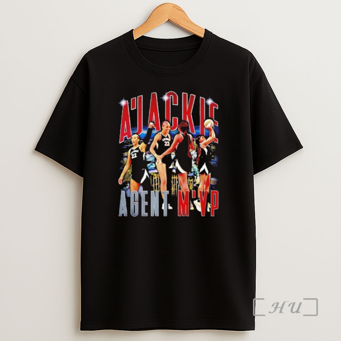 Officials Aja Wilson Las Vegas Aces Ajackie Agent Mvp Graphic Premium Shirt Sweatshirt Tee